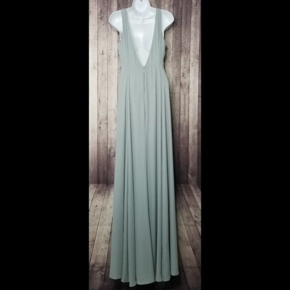 Show Me Your Mumu Jenn Chiffon A-line Maxi Gown - Picture 5 of 9